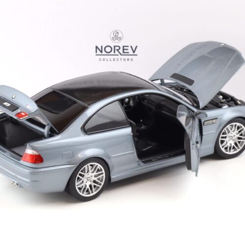 1:18 Norev BMW M3 CSL (E46) Coupe 2003 grey metallic - Limited 1000 pcs.