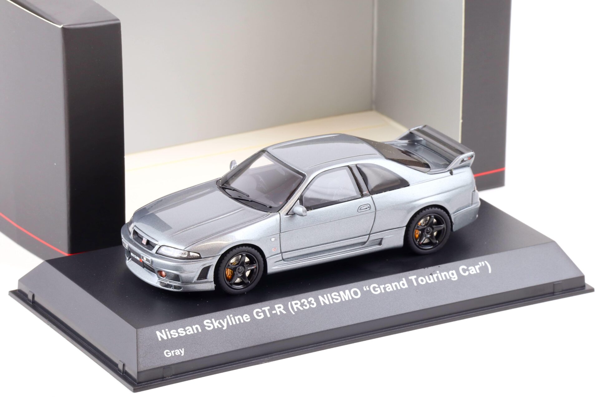 1:43 Kyosho Nissan Skyline GT-R R33 Nismo Grand Touring Car grey KSR43109GR