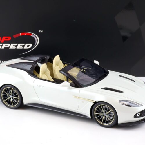 1:18 Top Speed Aston Martin Vanquish Zagato Speedster escaping white TS0229