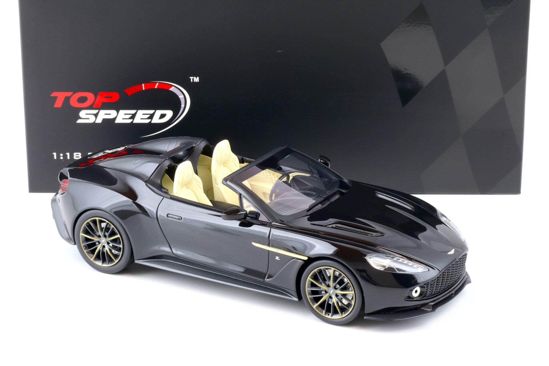 1:18 Top Speed Aston Martin Vanquish Zagato Speedster Scorching black TS0231