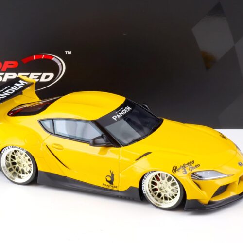 1:18 Top Speed Pandem Toyota GR Supra V1.0 yellow TS0357