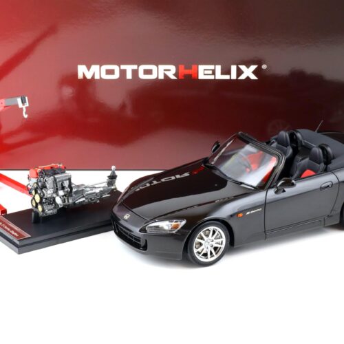 1:18 Motorhelix Honda S2000 (AP2) Berlina black + engine Diecast Limited 599 pcs.