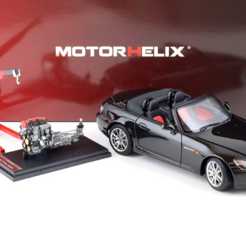 1:18 Motorhelix Honda S2000 (AP2) Berlina black + engine Diecast Limited 599 pcs.