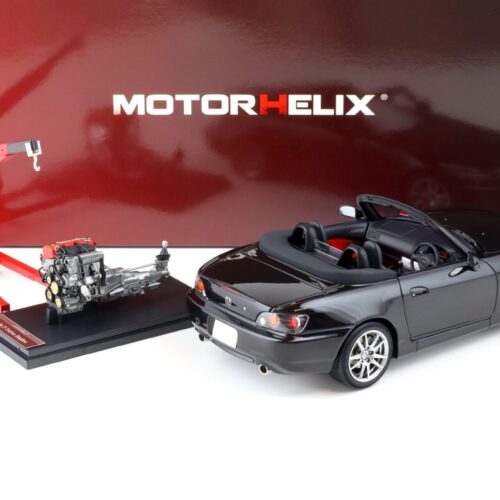 1:18 Motorhelix Honda S2000 (AP2) Berlina black + engine Diecast Limited 599 pcs.