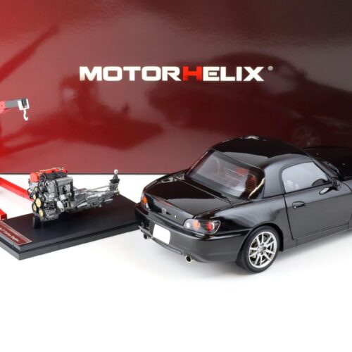 1:18 Motorhelix Honda S2000 (AP2) Berlina black + engine Diecast Limited 599 pcs.