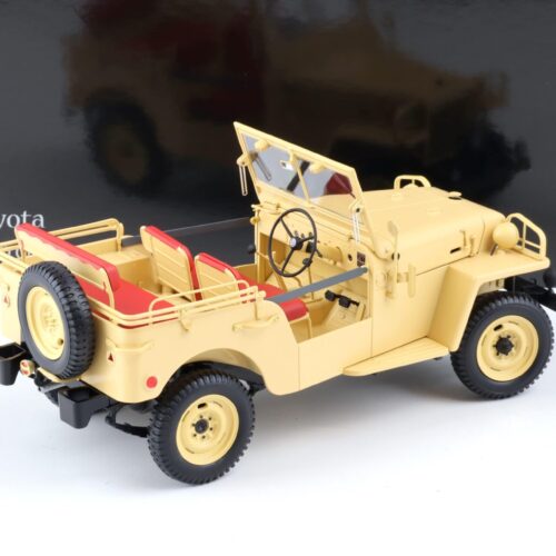 1:18 Kyosho 1951 Toyota Land Cruiser BJ 4x4 beige 08959BE