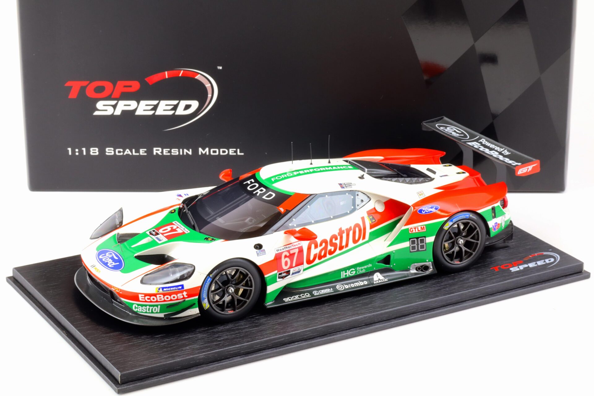 1:18 Top Speed Ford GT GTLM #67 Daytona 24h 2019 Chip Ganassi Team USA TS0228