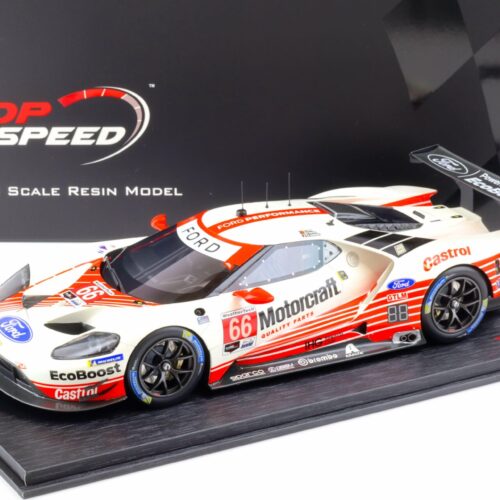 1:18 Top Speed Ford GT GTLM #66 Daytona 24h 2019 Chip Ganassi Team USA TS0227 - Image 1