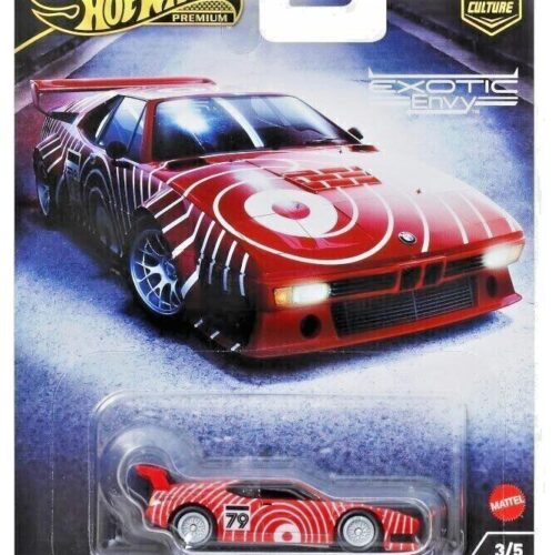 1:64 Hot Wheels Premium 2024 Exotic Envy Real Riders HKC79 BMW M1 Procar
