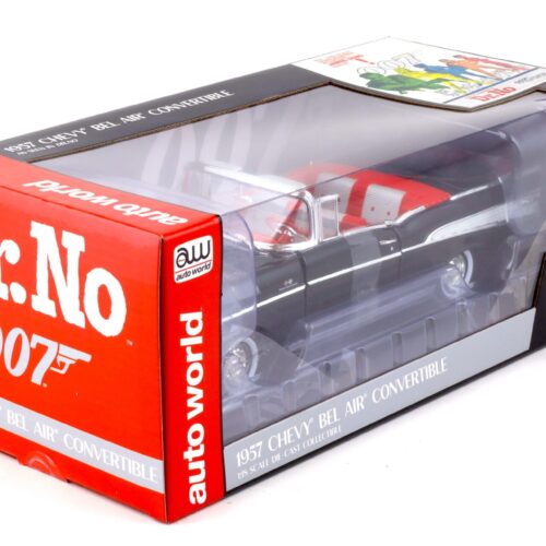 1:18 Auto World 1957 Chevrolet Bel Air Convertible black James Bond 007 DR. NO