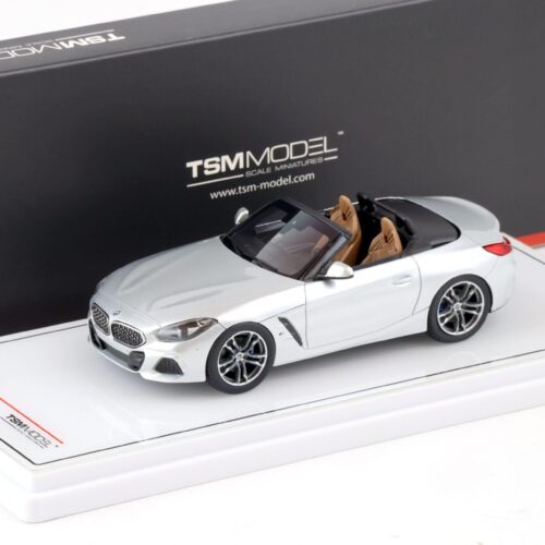 1:43 TSM Model BMW Z4 G29 Roadster 2019 Glacier silver metallic TSM430456