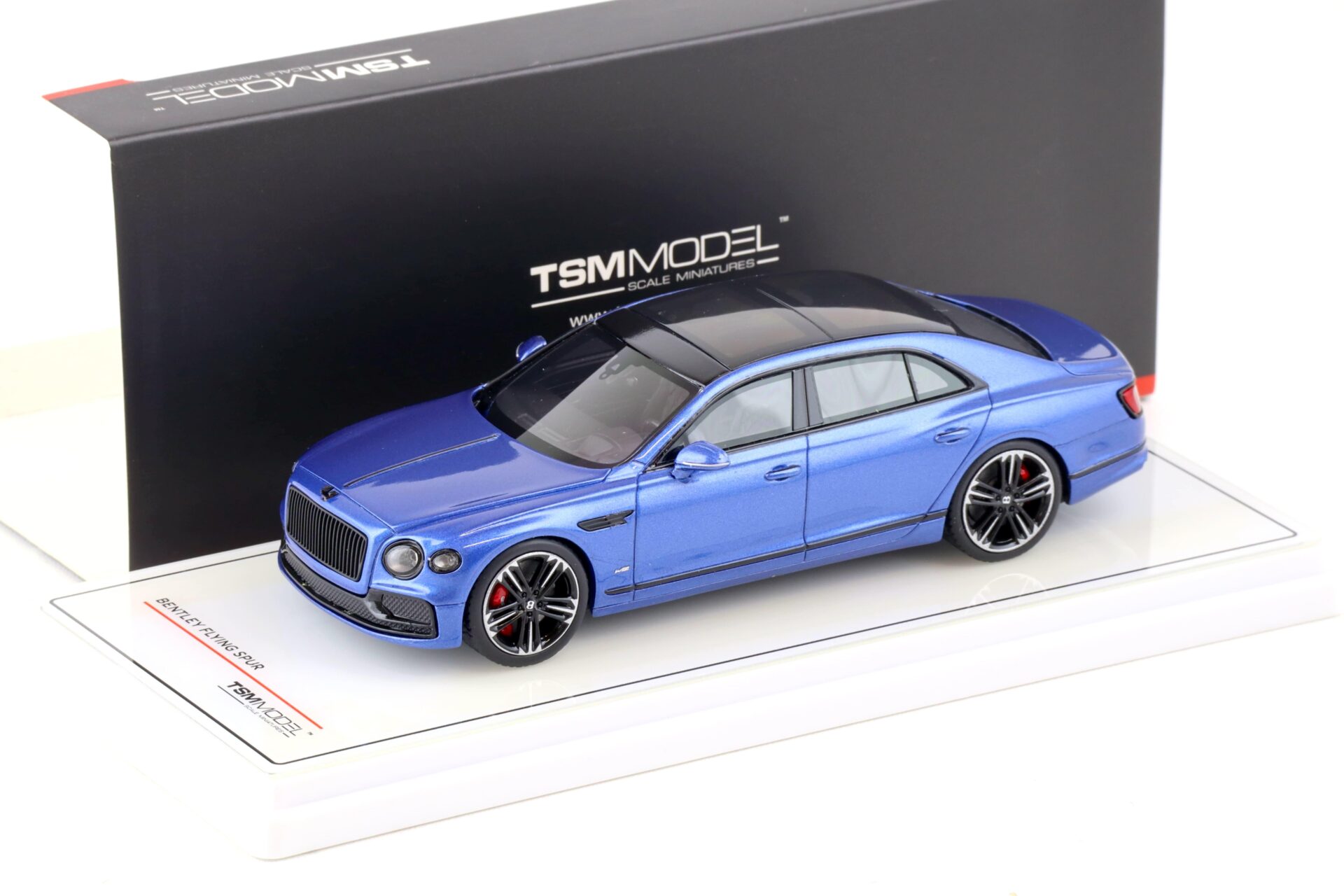 1:43 TSM Model Bentley Continental Flying Spur Neptune blue TSM430525