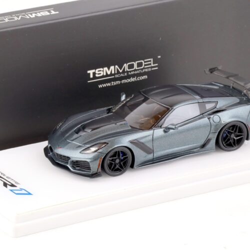 1:43 TSM Model Chevrolet Corvette C7 ZR1 Coupe dark shadow grey TSM430366