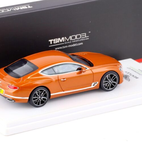 1:43 TSM Model Bentley Continental GT Coupe orange flame TSM430377