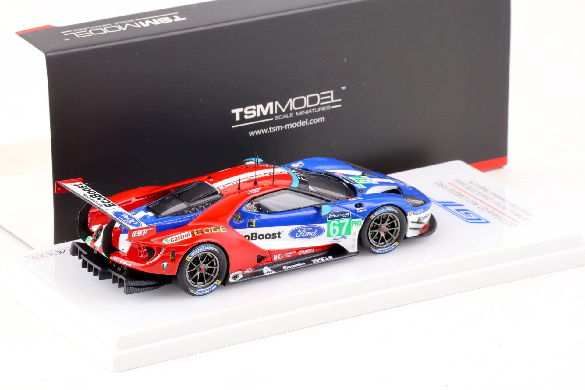 1:43 TSM Model 2017 Ford GT #67 LMGTE PRO 24h Le Mans 2nd in GTE TSM430287
