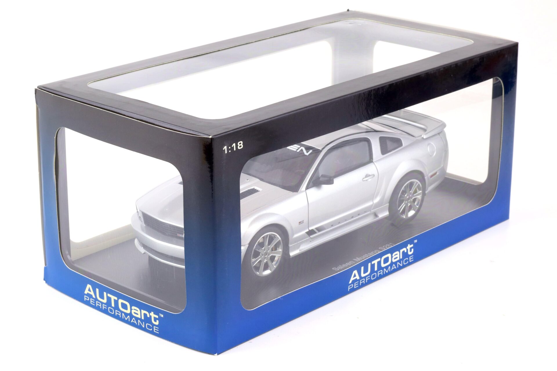 1:18 AUTOart Saleen Mustang S281 SUPERCHARGED Coupe silver 73057