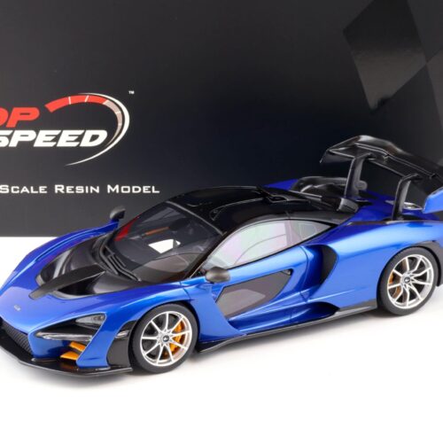 1:18 Top Speed McLaren Senna Antares blue TS0248