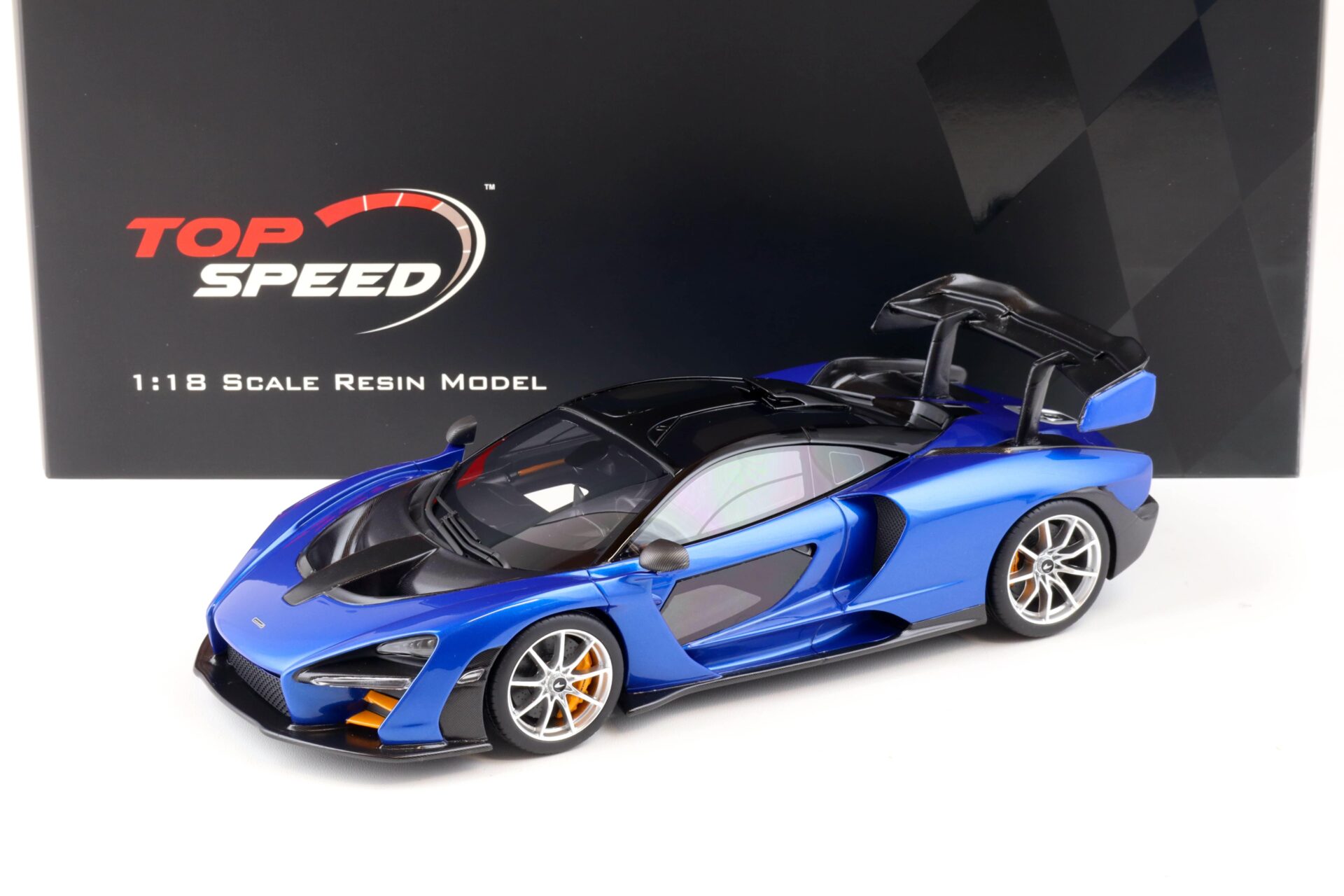 1:18 Top Speed McLaren Senna Antares blue TS0248
