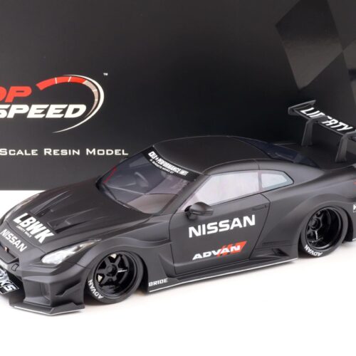 1:18 Top Speed LB-Silhouette WORKS GT Nissan 35GT-RR Ver.2 matt black TS0356