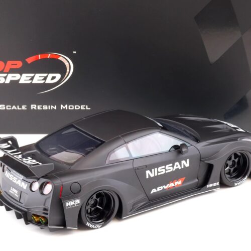 1:18 Top Speed LB-Silhouette WORKS GT Nissan 35GT-RR Ver.2 matt black TS0356