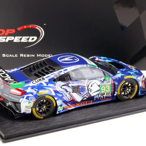 1:18 Top Speed Acura NSX GT3 #93 IMSA Champion 2017 Statue of Liberty TS0271