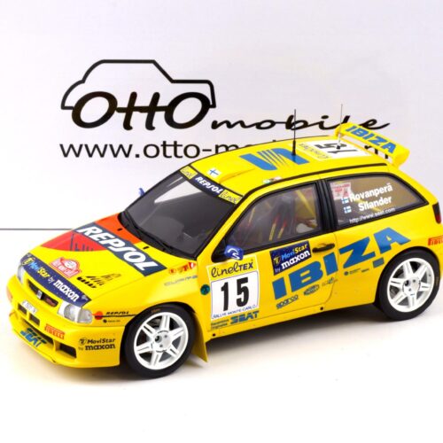 1:18 OTTO mobile OT445 Seat Ibiza Kit Car Rallye Monte Carlo 1998 H.Rovanpera