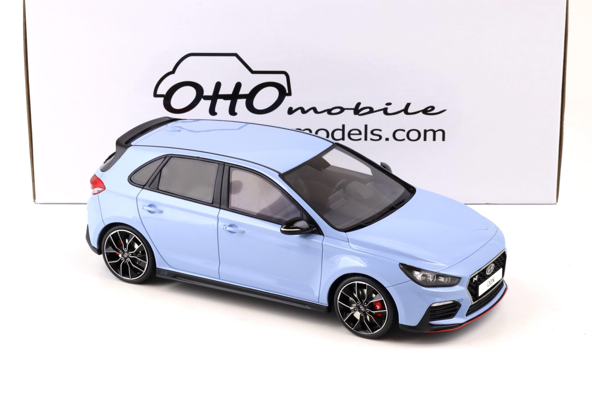 1:18 OTTO mobile OT425 Hyundai I30 N light blue 2017