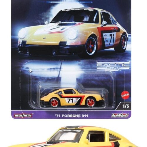 1:64 Hot Wheels Premium 2024 Exotic Envy Real Riders HKC80 Porsche 911