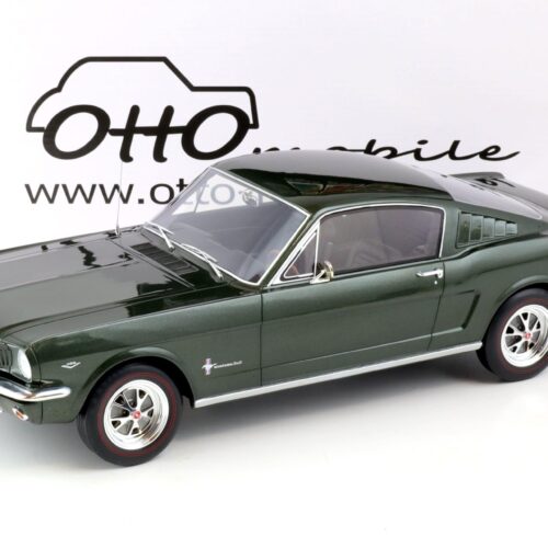 1:12 OTTO mobile G079 Ford Mustang Fastback Coupe 1965 green metallic