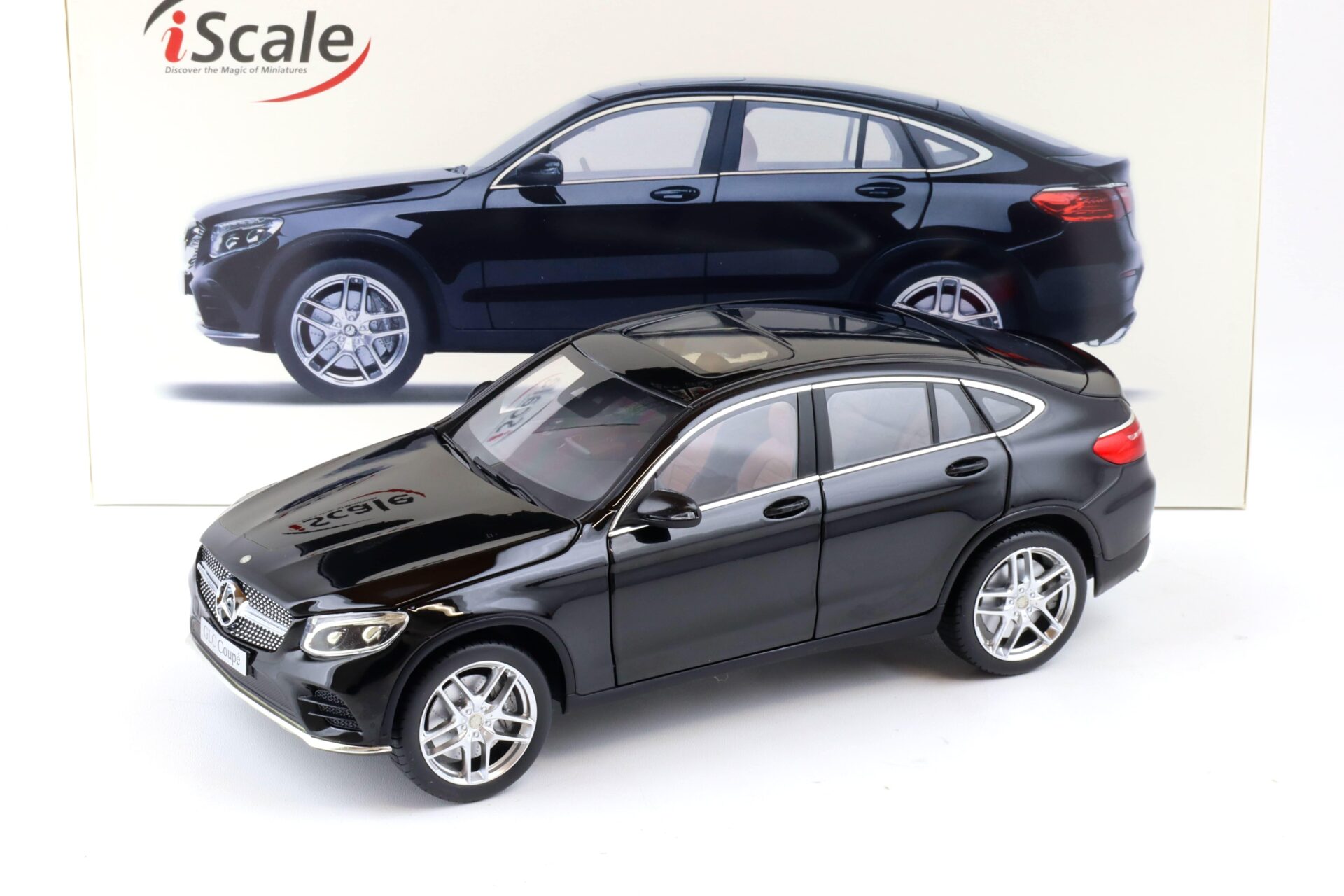 1:18 iScale Mercedes GLC Coupe X253 SUV black 2015
