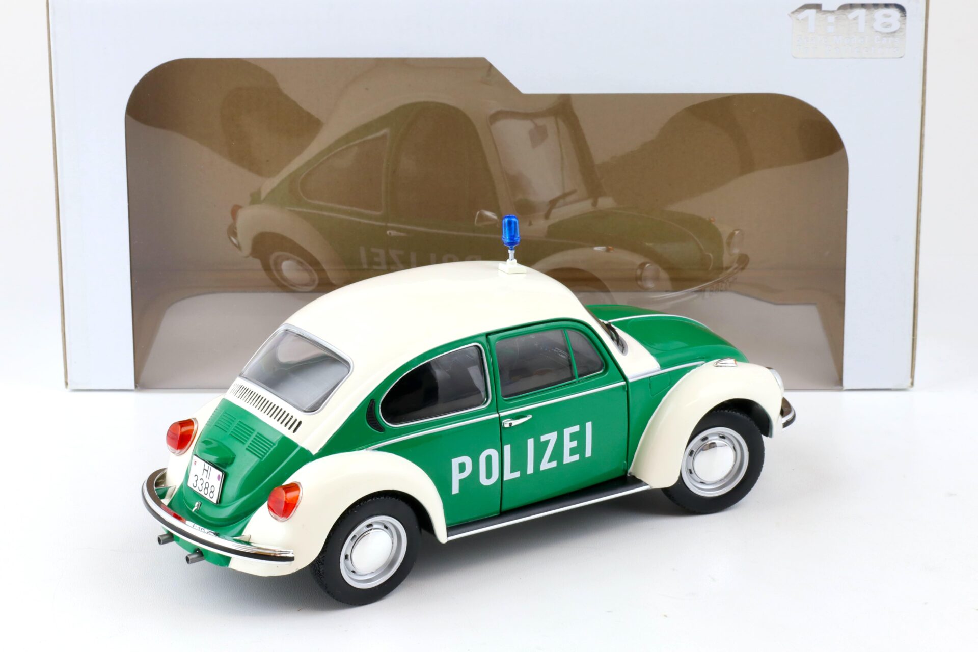 1:18 Solido VW Käfer Beetle Polizei green/ white S1800504