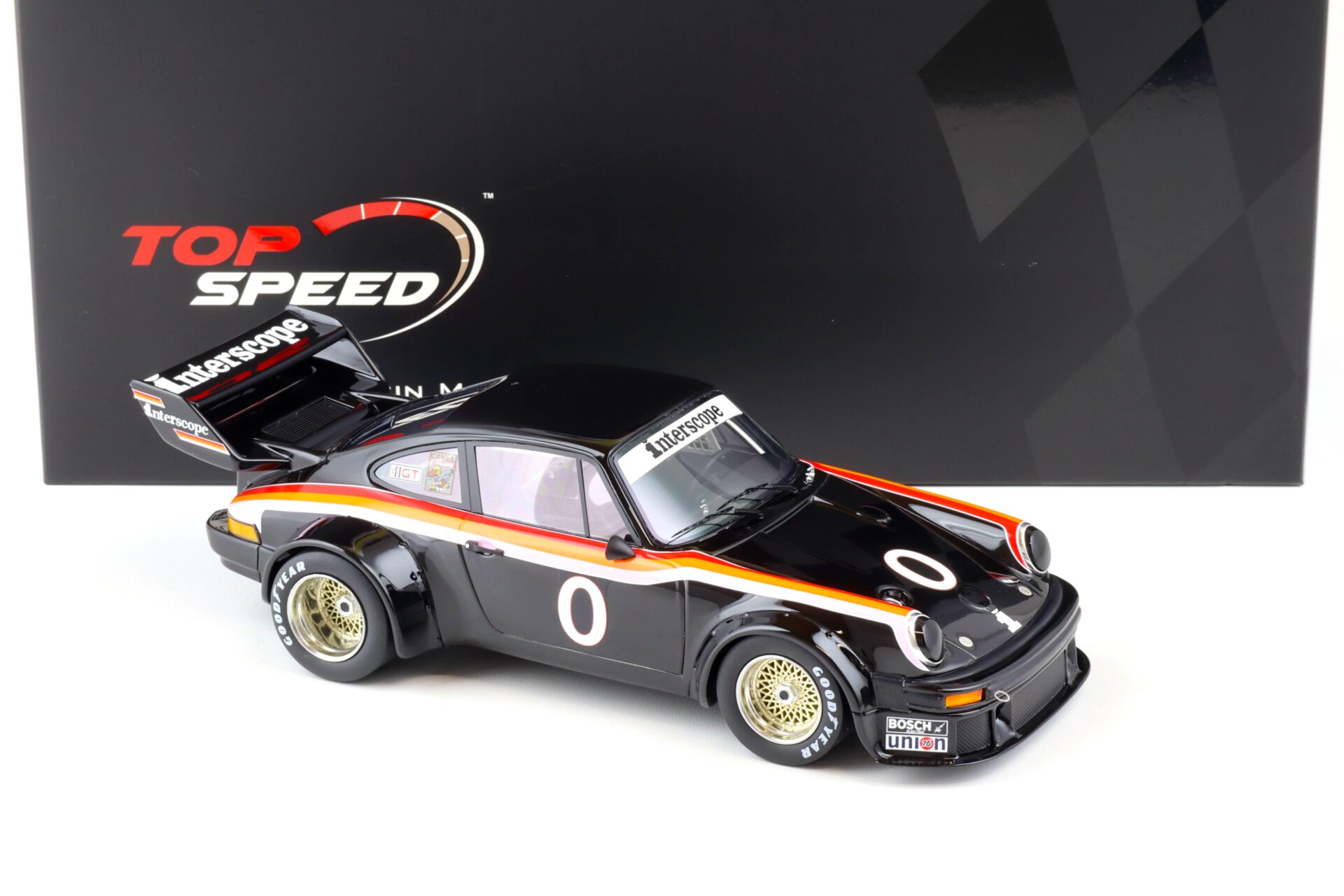1:18 Top Speed Porsche 934/5 #0 IMSA Laguna Seca 100MI Winner 1977 TS0301