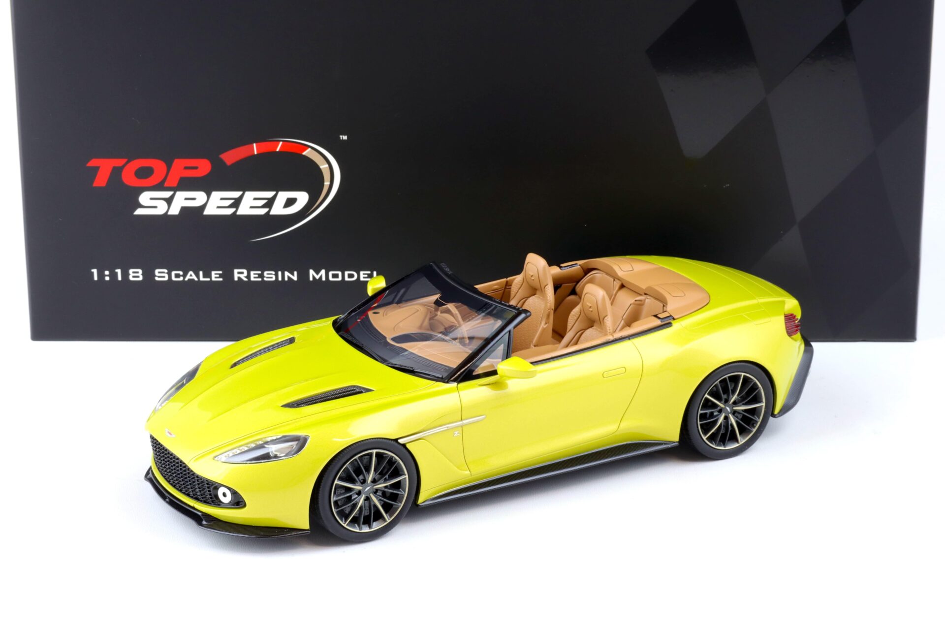 1:18 Top Speed Aston Martin Vanquish Zagato Volante Cosmopolitan yellow TS0215