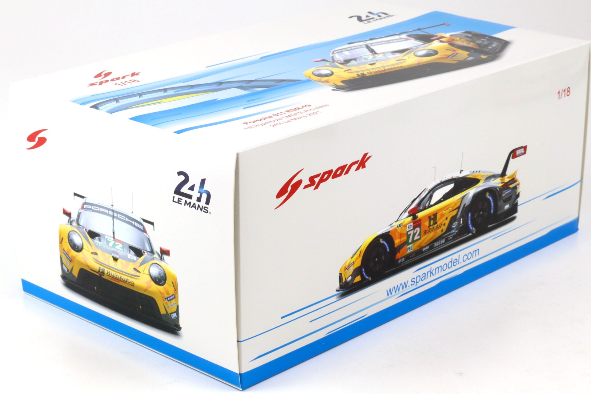 1:18 Spark Porsche 911 RSR-19 #72 Le Mans 24h 2021 LMGTE Pro Class Vanthoor