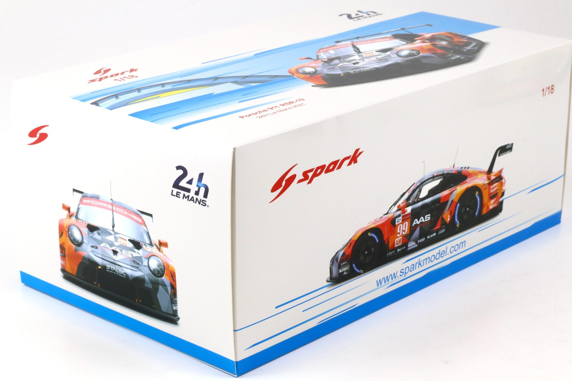 1:18 Spark Porsche 911 RSR-19 #99 Le Mans 24h 2021 Inthraphuvasak/ Latorre/ Ticknell