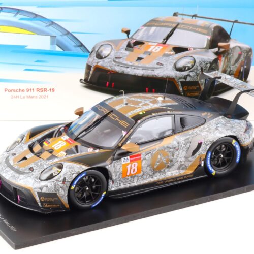 1:18 Spark Porsche 911 RSR-19 #18 Le Mans 24h 2021 Haryanto/ Seefried/ Picariello
