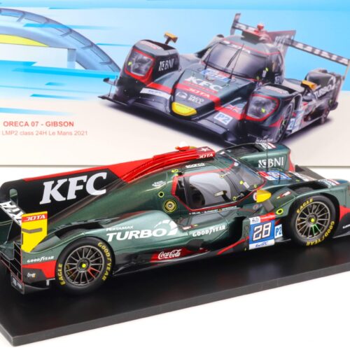 1:18 Spark Oreca 07 Gibson #28 Le Mans 24h 2021 - 2nd LMP2 Class Gelael/Vandoorne/Blomqvist