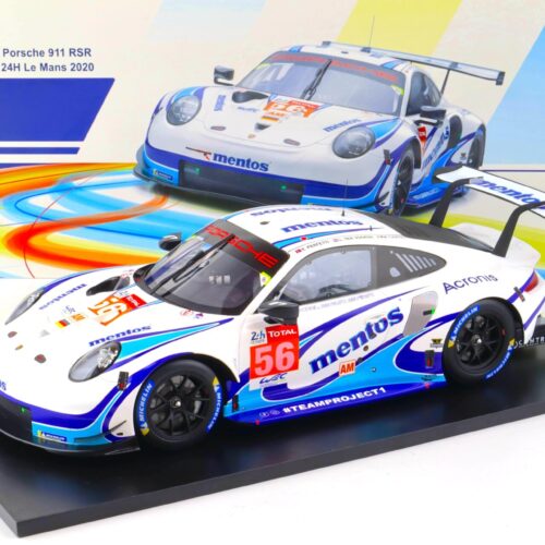 1:12 Spark Porsche 911 RSR #56 Le Mans 24h 2020 MENTOS Cairoli/ Perfetti/ Ten Voorde