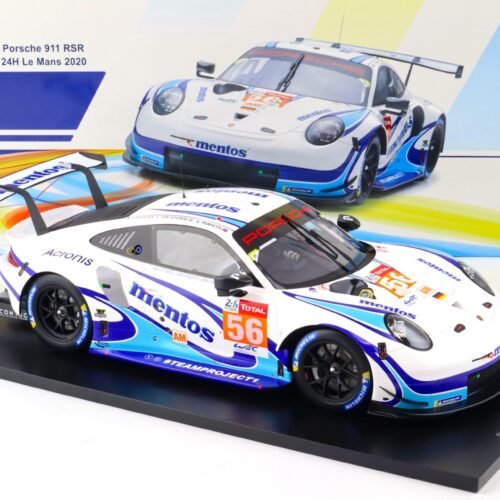 1:12 Spark Porsche 911 RSR #56 Le Mans 24h 2020 MENTOS Cairoli/ Perfetti/ Ten Voorde