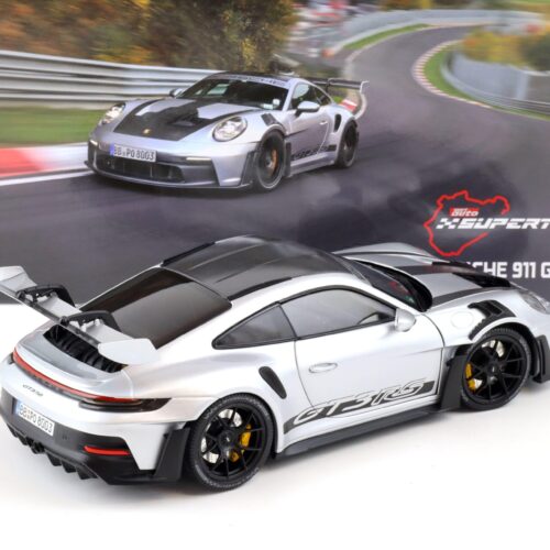 1:18 Minichamps Porsche 911 (992) GT3 RS Weissach Package Nürburgring silver
