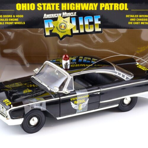1:18 ERTL 1960 Ford Starliner OHIO State Highway Patrol Police black