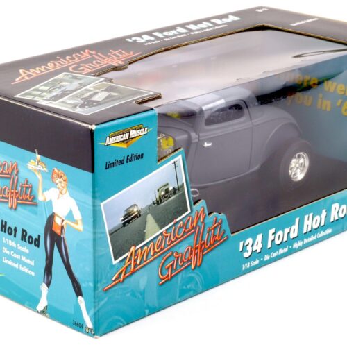 1:18 ERTL 1934 Ford Hot Rod American Graffiti matt grey