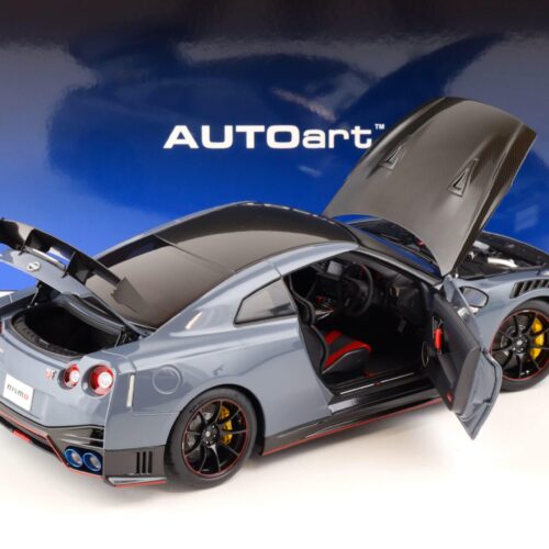 1:18 AUTOart Nissan GT-R (R35) Nismo Special Edition 2022 Nismo Stealth grey 77505