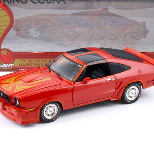 1:18 Greenlight 1978 Ford Mustang II KING COBRA red 12879