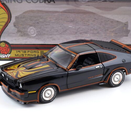 1:18 Greenlight 1978 Ford Mustang II KING COBRA black 12878