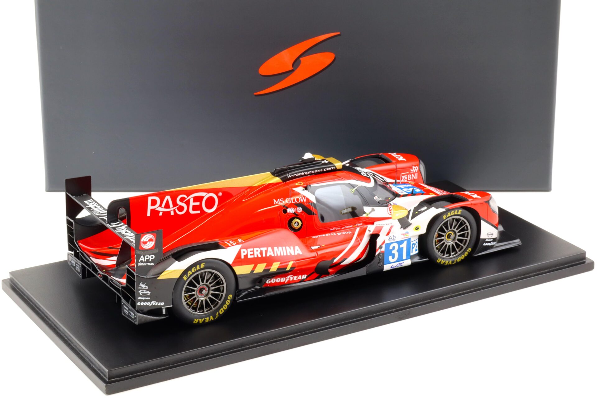 1:18 Spark Oreca 07 Gibson WRT 24h Le Mans 2022 #31 Gelael/Frijns/Rast