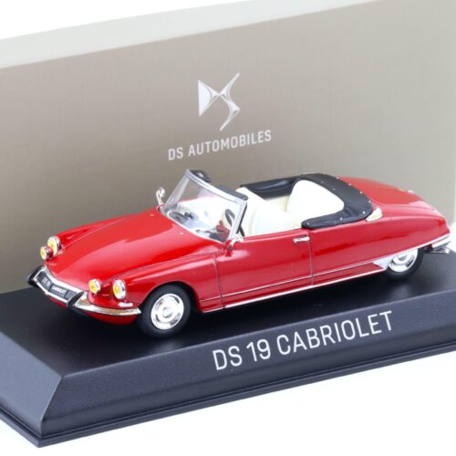 1:43 Norev Citroen DS 19 Cabriolet 1965 Karneol red DEALER VERSION