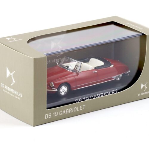 1:43 Norev Citroen DS 19 Cabriolet 1965 Karneol red DEALER VERSION