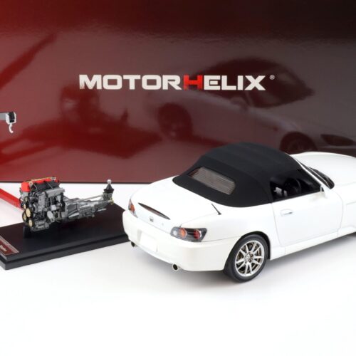 1:18 Motorhelix Honda S2000 (AP2) Grand Prix white + engine Diecast M85102