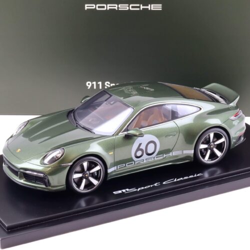 1:18 Spark Porsche 911 (992) Sport Classic Coupe Oak green metallic 2022 WAP DEALER